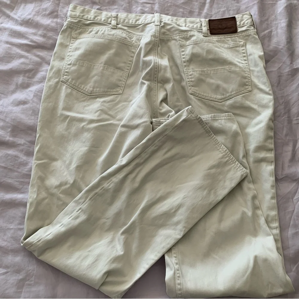 Polo by Ralph‎ Lauren Light Cream Stretch Straight Fit Cotton 38/32